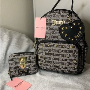 Juicy Couture Backpack & Wallet Bundle